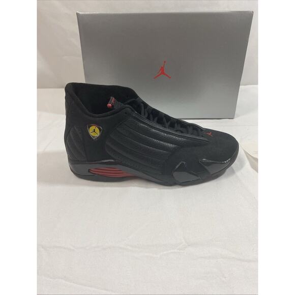 Nike Air Jordan 14 1999 OG XIV 136016-001 Black Varsity Red The Last Shot Sz12 - Picture 6 of 16